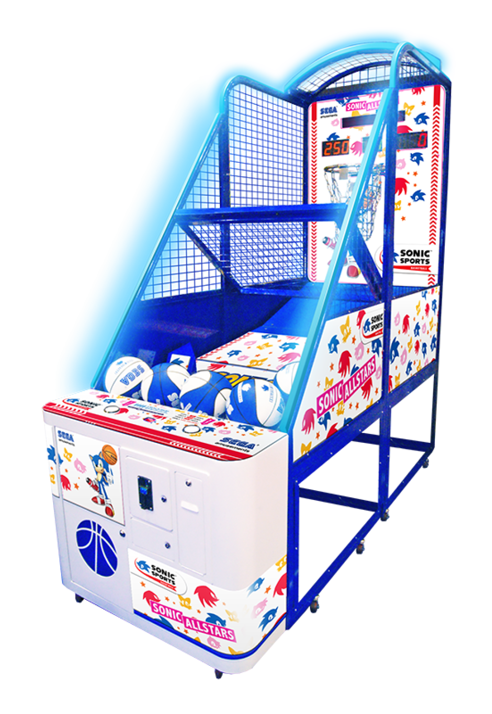 Sega Sonic Sports Basketball commercial arcade machine